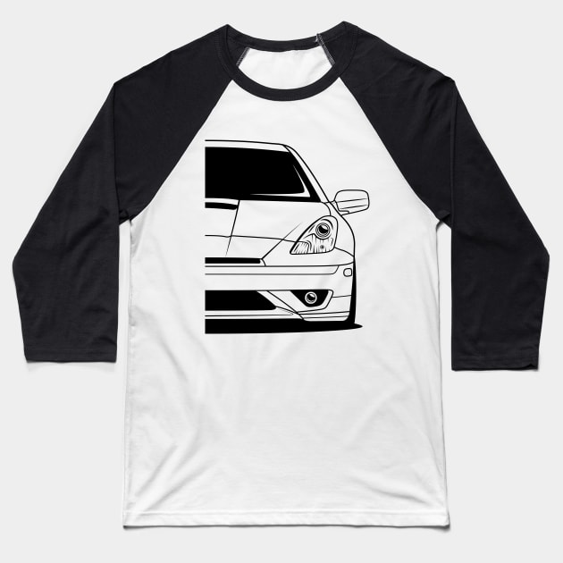 Front Celica JDM Baseball T-Shirt by GoldenTuners